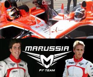 пазл Marrussia F1 Team 2013